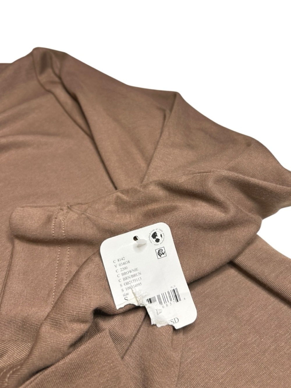 Free People Free-Est Good Feels Tee Mini Dress Brown NWT Small - Picture 10 of 14